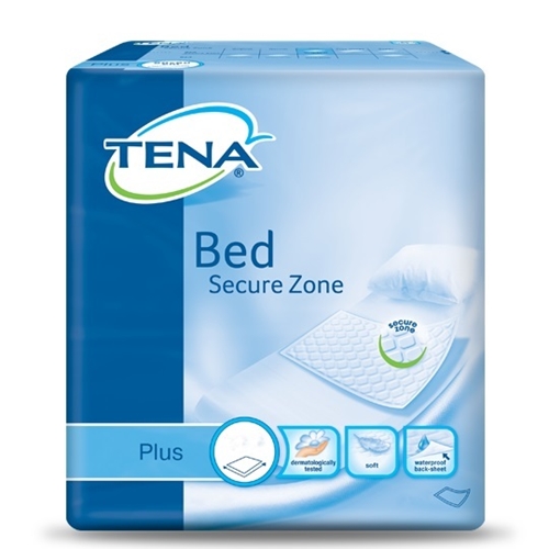 Hygienunderlägg engångs – 80x180cm 127g TENA Bed Plus – 80 st