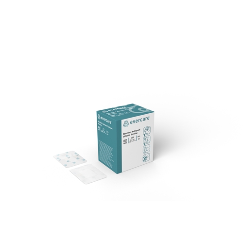 Absorberande häftande förband evercare duschbart – 5x7cm duschbar – 50 st