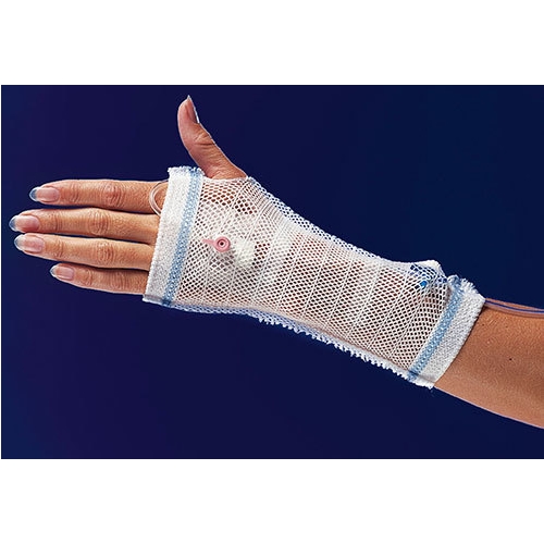 Tubnät Carefix IV fixering – M arm/hand blå hål för tumme – 15 st
