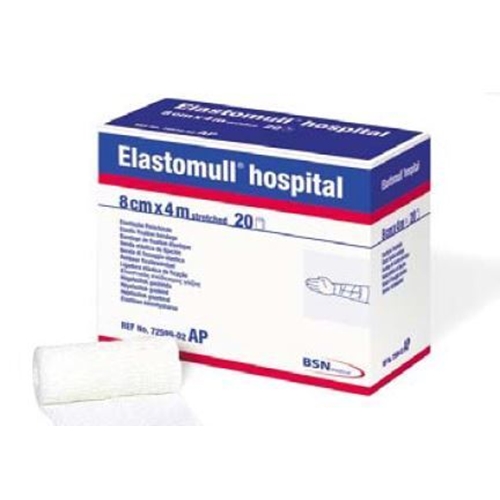 Fixeringsbinda gasväv Elastomull Hospital – 6cmx4m PA/viskos – 20 st