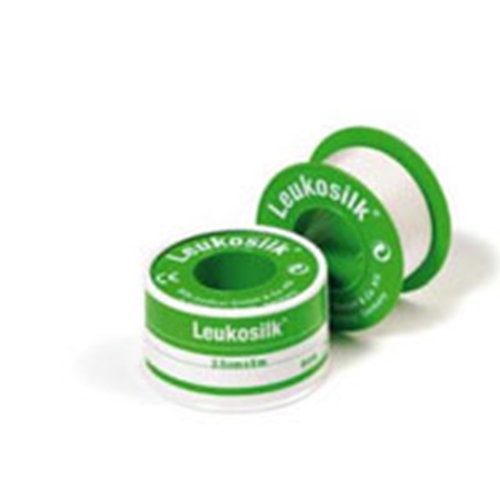 Häfta silke Leukosilk – 2,5cmx9,2m – 12 st