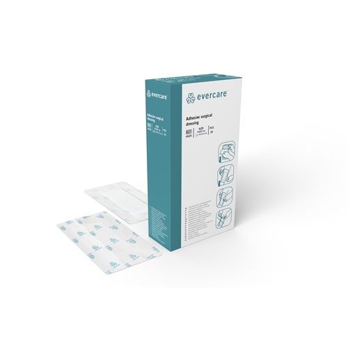 Absorberande häftande förband evercare – 10x20cm (dyna 5×15,5cm) – 30 st