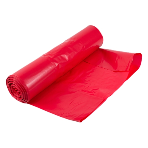 Sopsäck LD plast optisk – 70L 600x900mm 50my röd – 25 st