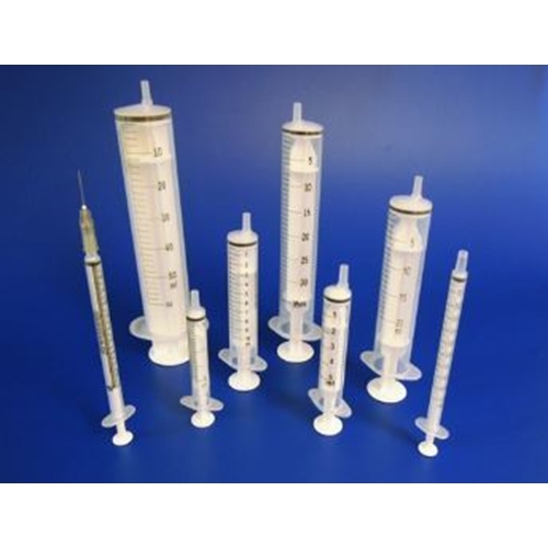 Spruta luer 3komp Codan – 10ml grad 0,5ml excent dubbel – 100 st