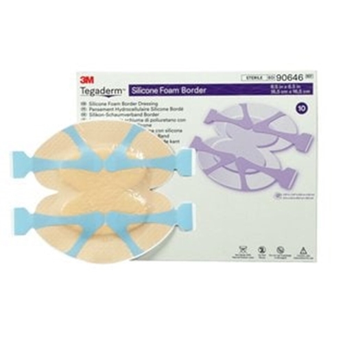 Skumförband silikon Tegaderm Foam – 16,5×16,5cm Häl Border – 5 st