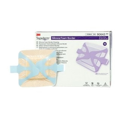Skumförband silikon Tegaderm Foam – 5x5cm Border – 10 st