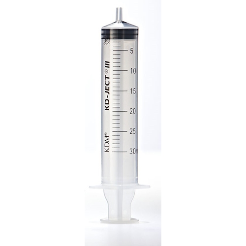 Spruta luer 3komp KD-Ject – 30ml grad 1ml excentrisk – 50 st