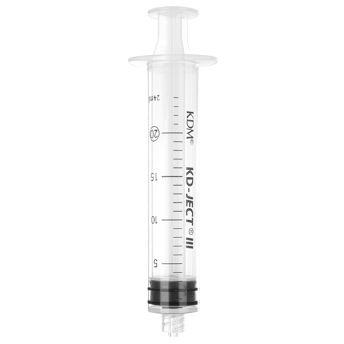 Spruta luerlock 3komp KD-Ject – 20ml grad 1ml centrerad – 100 st