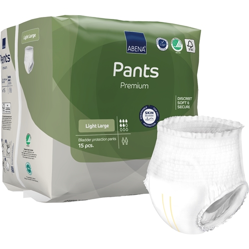 Inkontinensskydd allt-i-ett byxa – ABENA Pants Light L – 90 st