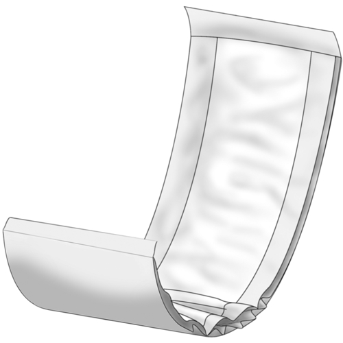 Inkontinensskydd rektangulärt – ABENA Let Maxi 15x60cm – 112 st