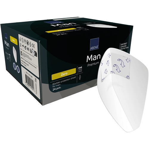 Inkontinensskydd man för fixering i byxa – ABENA Man Zero Premium – 384 st