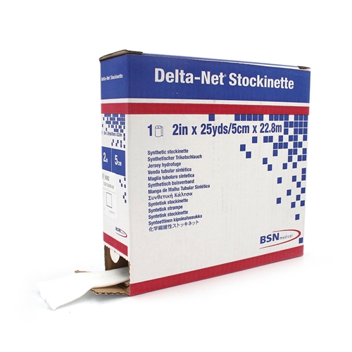 Polsterstrumpa Delta-Net – 5cmx23m Stockinette vit