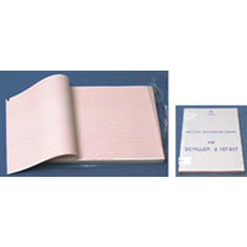 EKG-papper Schiller – 210x280mm veckat 200ark/bnt – 200 st