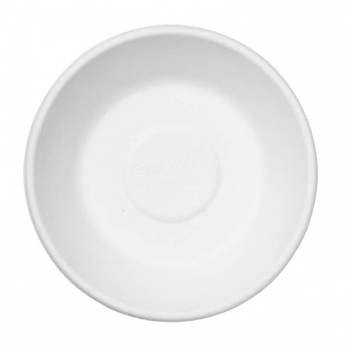 Tallrik bagasse djup – 16cm vit