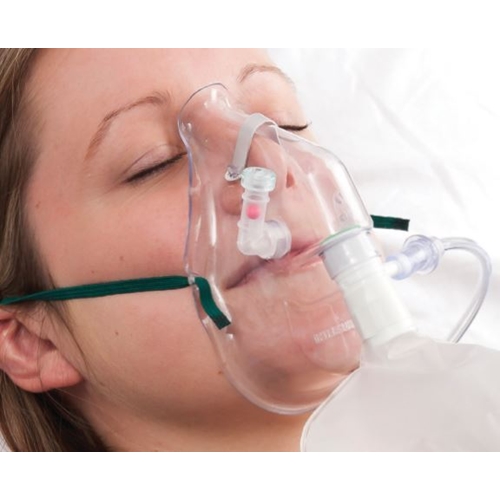 Syrgasmask Respi-Check – vuxen 2,1m slang