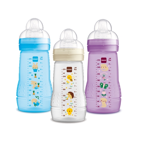 Nappflaska MAM Easy Active – Baby Bottle 270mL från 2 mån – 6 st