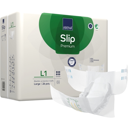 Inkontinensskydd allt-i-ett – ABENA Slip Premium L1 – 104 st