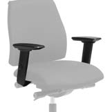 Office Pro – T – Armstöd – 4-D justering, par – Global Stole