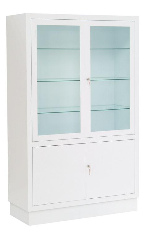 Instrumentskåp – 100x40x160 cm – Vit finish