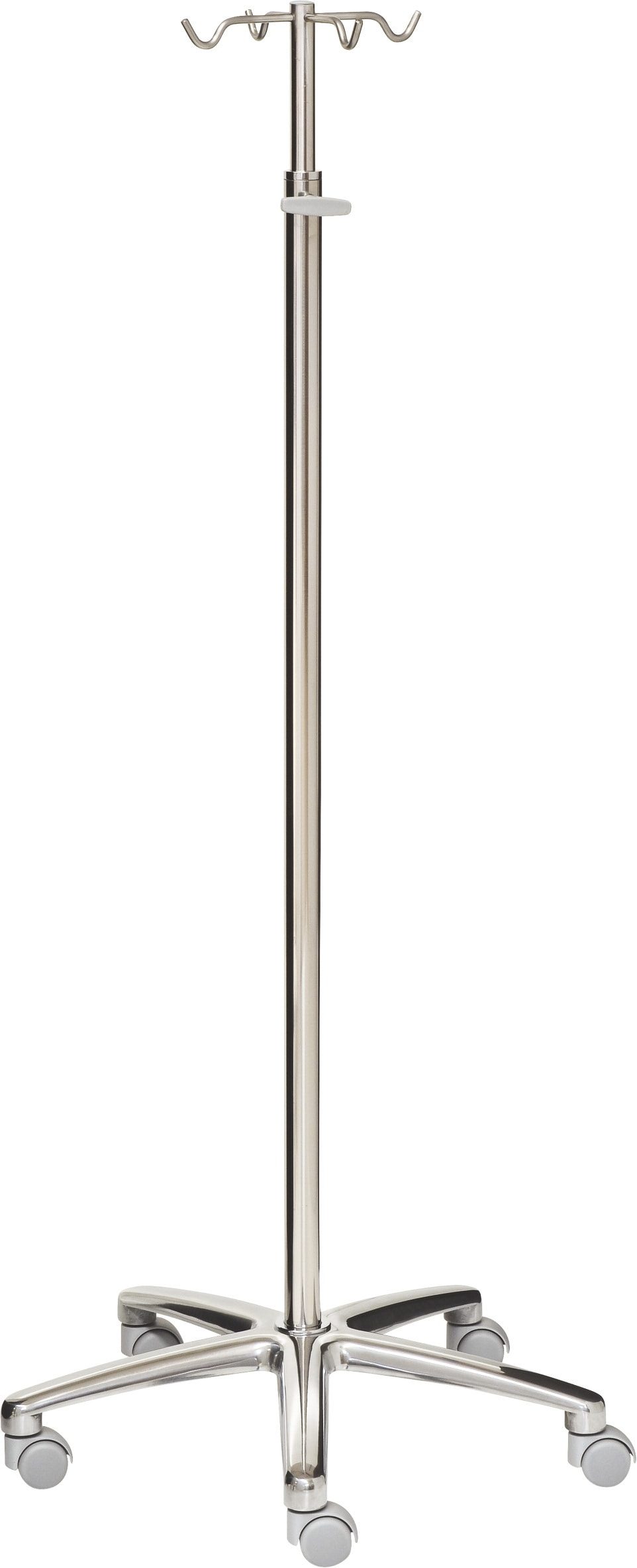 Infusionsställ (IV Stand) och infusionspump – 4-krokar – Tubdiameter 38/25 mm