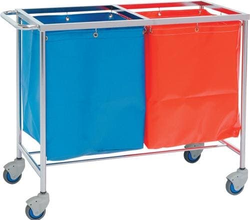 Klädvagn – 100x50x80 cm – 2 korgar