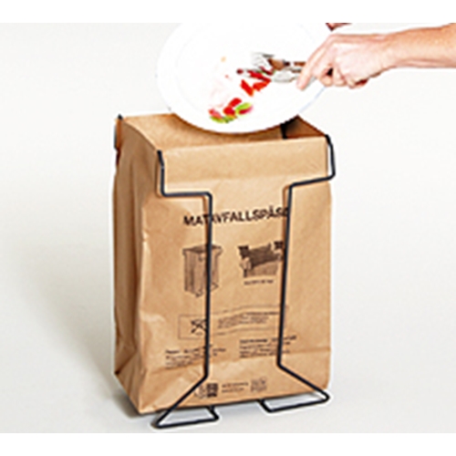 Påse papper matavfall – 320x160x430mm 22l SOS botten – 100 st