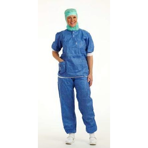 Avdelningskläder skjorta med mudd – XS Barrier clean air suit – 28 st