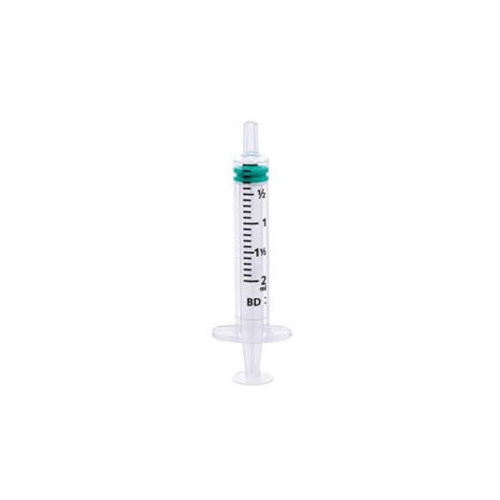 Spruta luer 3komp Emerald – 2ml grad 0,1ml centrerad – 100 st