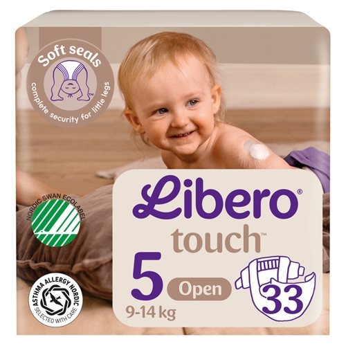 Tejpblöja Libero Touch – 5 9-14kg – 198 st