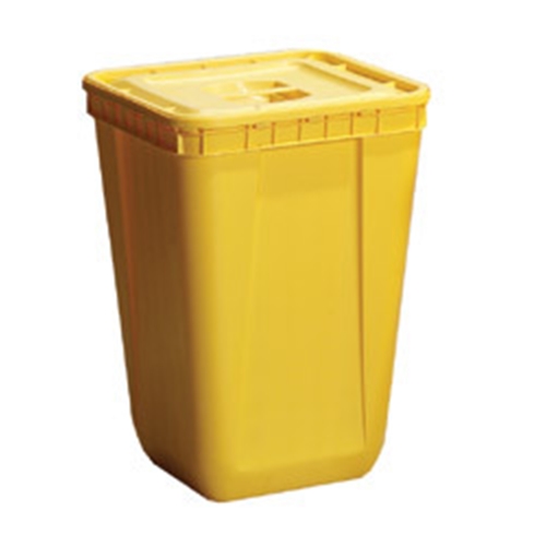 Riskavfallsbox 60l med enkelt lock San Sac – 60lit med enkel lock gul
