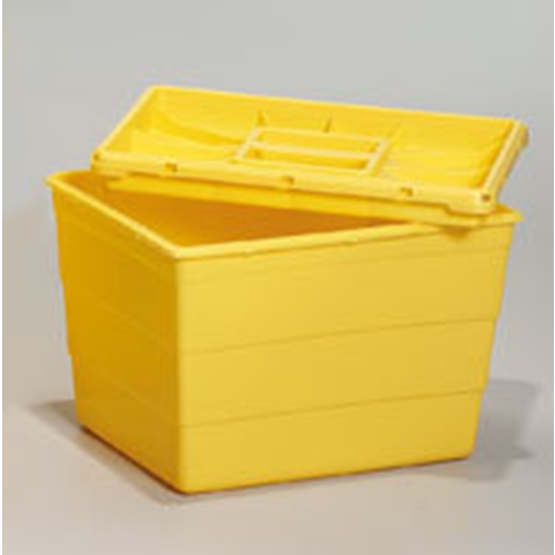 Riskavfallsbox 25l med enkelt lock San Sac – 25lit med enkel lock gul