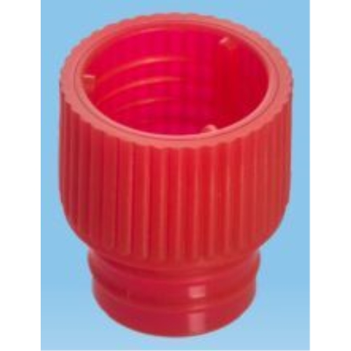 Propp till reagens/centrifugrör – Ø11,5-12 mm LDPE röd – 1000 st
