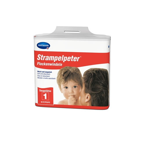 Inkontinensskydd rektangulärt oplastat – Strampelpeter Nr 2 19g – 224 st