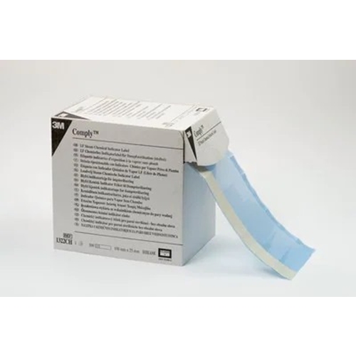 Indikatoretikett 3M Comply – 25x100mm f ångautoklav blyfri – 500 st