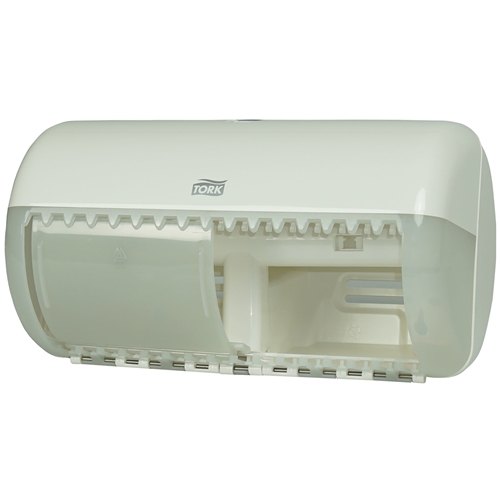Dispenser toalettpapper T4 – Tork Toilet Twin vit plast