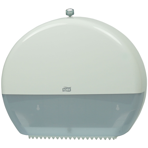 Dispenser toalettpapper T1 – Tork Jumbo vit plast
