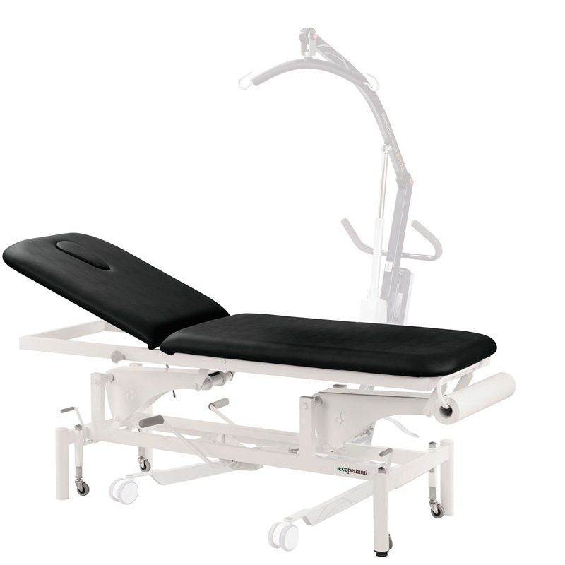 Hydraulisk brits – 2-delad med hjul – Speciellt anpassad för patientlyftar