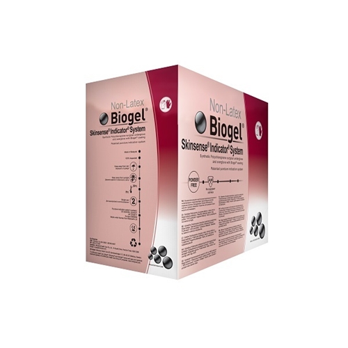 Handske op Biogel pf dubbelpar – 7,5 Skinsense Indicator System – 200 st