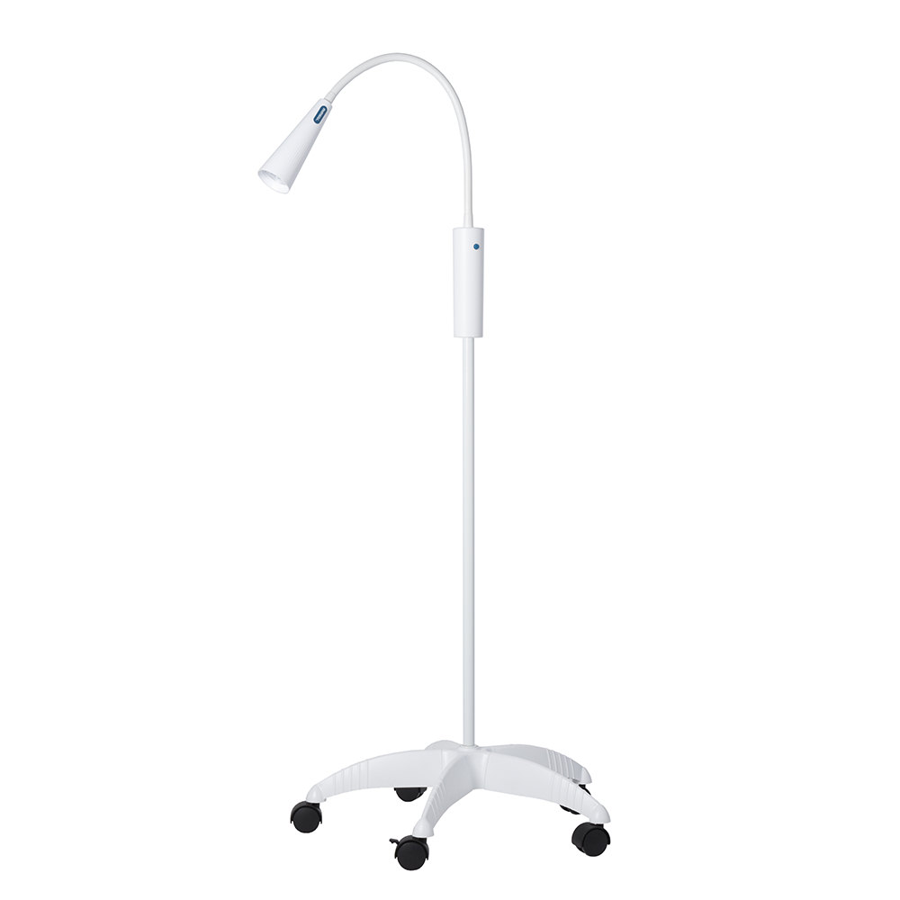 Undersökningslampa – Golv – Vagn med hjul – LUXIFLEX LED PLUS II 50 000 LUX