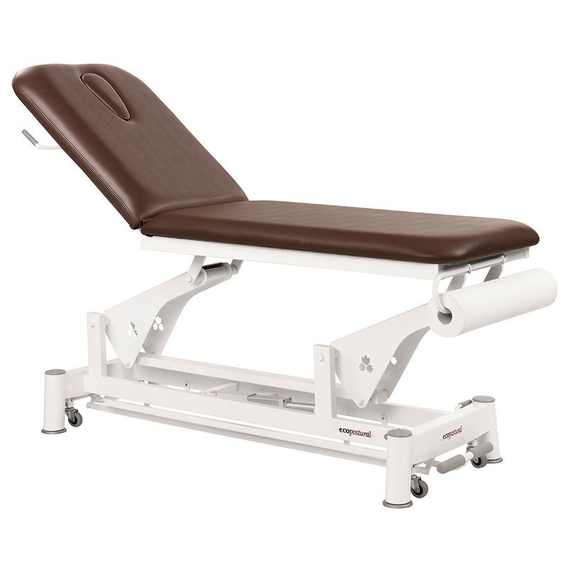 Elektrisk brits – 2-delad med hjul – TwinPillar-lift – Max vikt: 175 kg Elektrisk brits – 2-delad med hjul – TwinPillar-lift – Max vikt: 175 kg