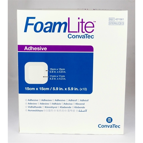 Tunt skumförband silikon FoamLite – 15x15cm Border Lite – 10 st