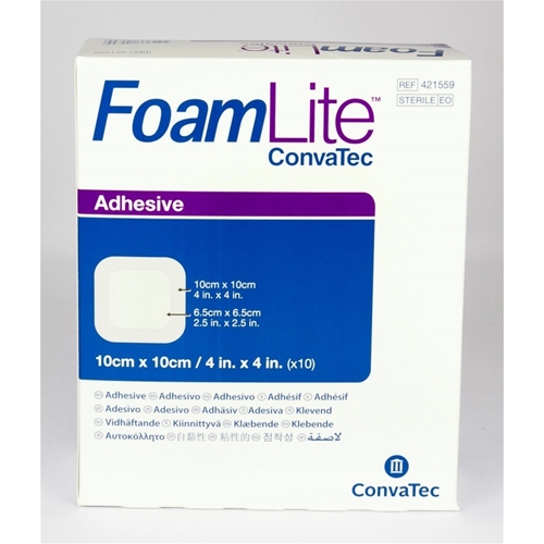 Tunt skumförband silikon FoamLite – 10x10cm Border Lite – 10 st