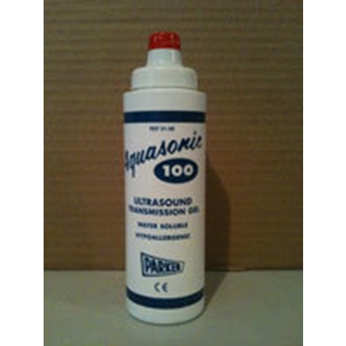 Ultraljudsgel Aquasonic 100 – 250ml svagt blå – 12 st