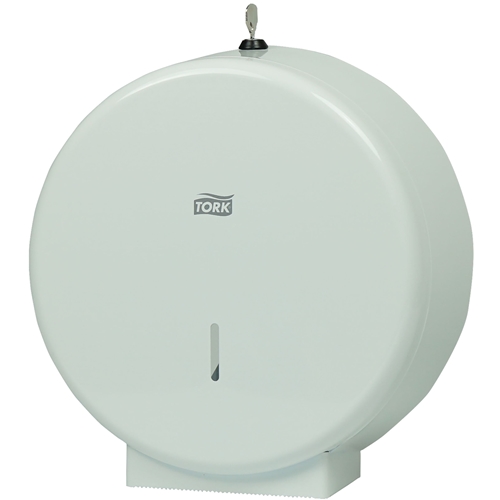 Dispenser toalettpapper T1 – Tork Jumbo vit metall