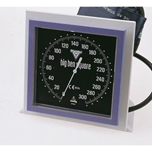 Bordsmanometer Big Ben – fyrkantig inkl korg