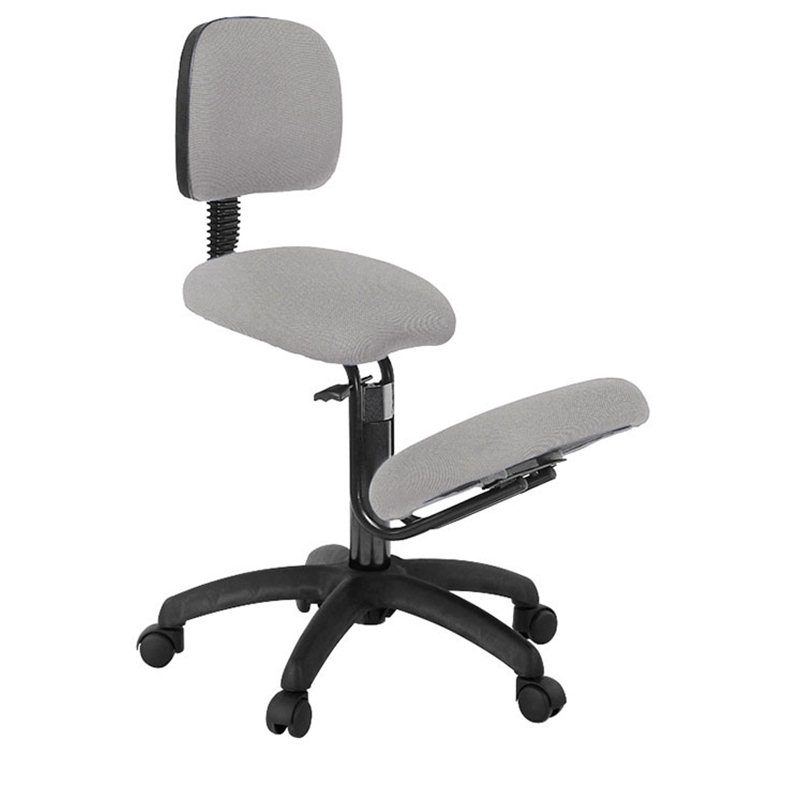 Ergonomisk knästol med ryggstöd – Sittbredd 40 cm