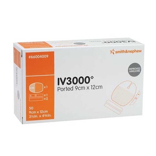 Venkateterförband Opsite IV3000 – 9x12cm slits oval – 50 st