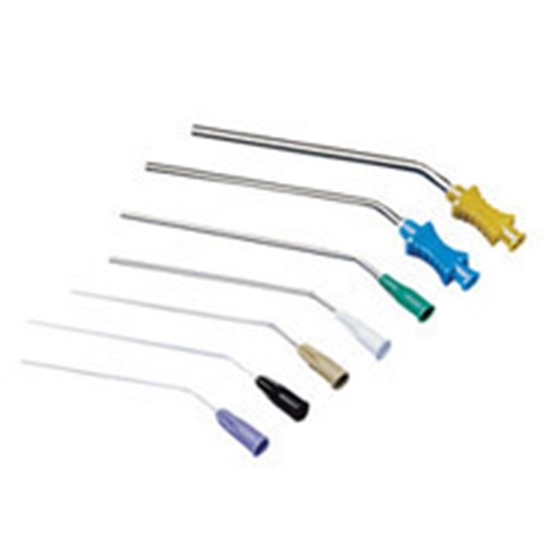 Öronsugkanyl metall enkelböjd – 0,4x70mm lila luerlock – 60 st