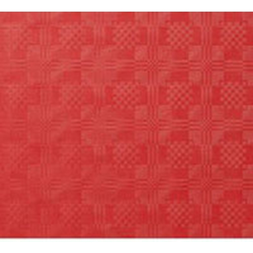 Bordsduk papper Damast – 1,2x8m röd rulle