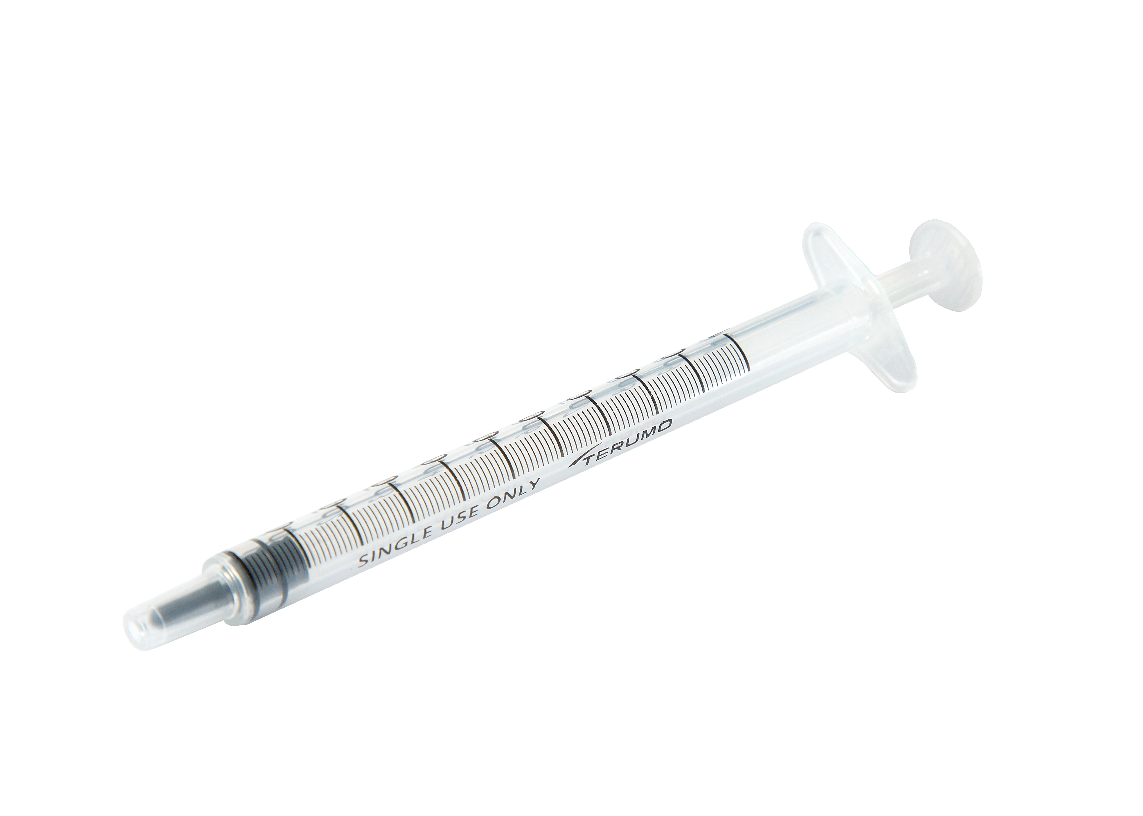 Spruta luerlock 3komp Terumo – 5ml grad 0,2ml centrerad – 100 st